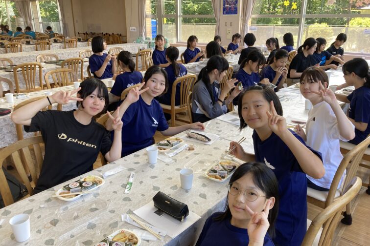 バレーボール部 練習初日